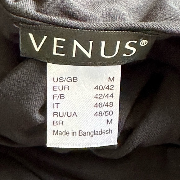 👗Venus Draped Front Dress, size M 8-10, color black - Picture 5 of 7